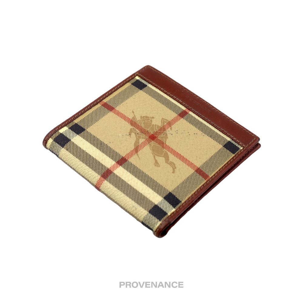 🔴 Burberry 8CC Bifold Wallet - Nova Check Brown - Picture 4 of 8